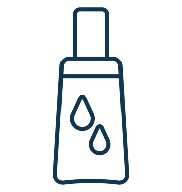 Petrol şişe ayrı tut moduyla vektör simge düzenlenebilir