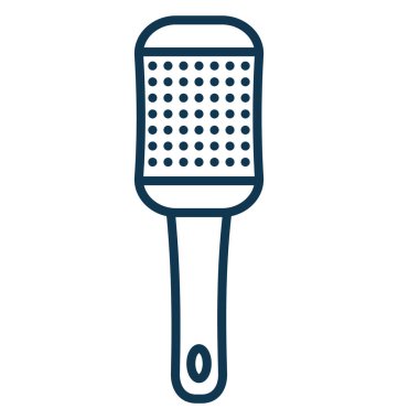 Kürek fırça izole vektör simge düzenlenebilir 