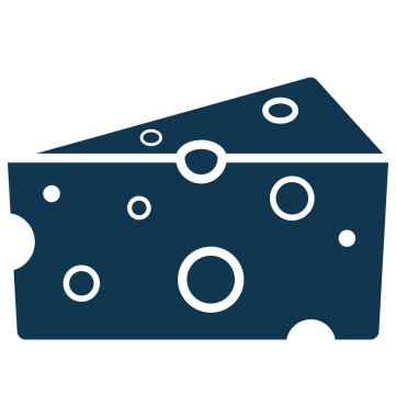 Peynir vektör simge düzenlenebilir