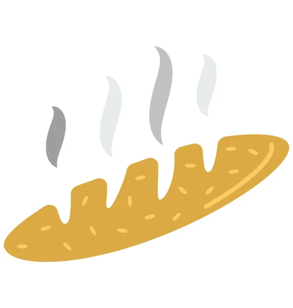 Baguette Vector Ícone Editável — Vetor de Stock