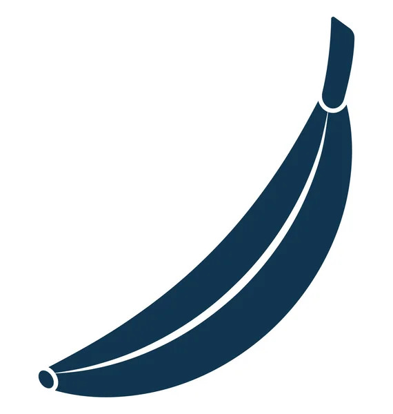 Icône Vectorielle Banane Modifiable — Image vectorielle