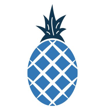 Ananas vektör simge düzenlenebilir