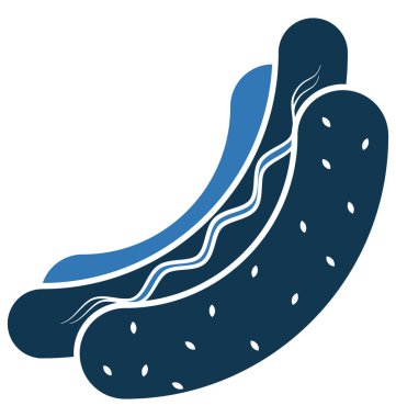 Hot Dog vektör simge düzenlenebilir