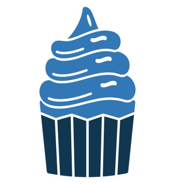 Muffin vektör simge düzenlenebilir