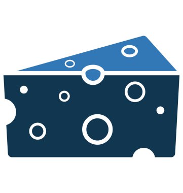 Peynir vektör simge düzenlenebilir