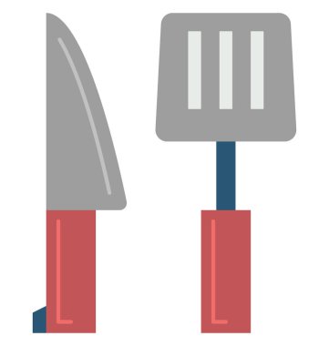 Pişirme araçları vektör simge düzenlenebilir