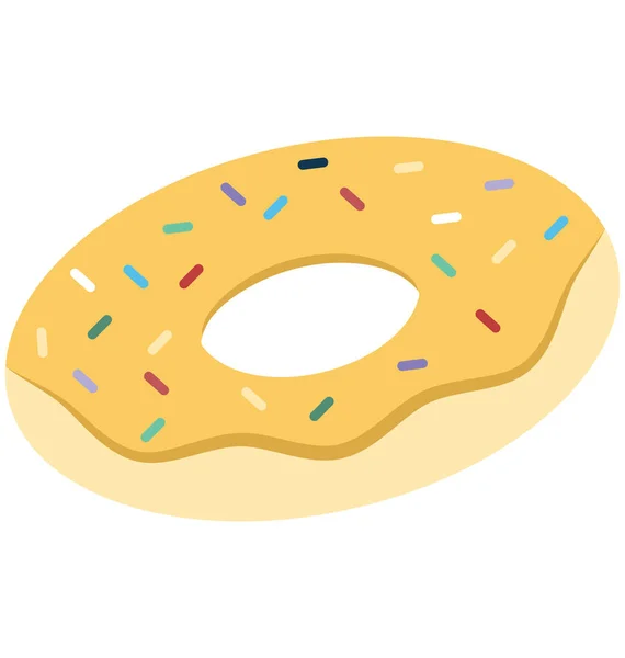 Векторная Пончиковая Икона — стоковый вектор