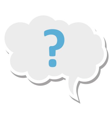 İzole vektör simge düzenlenebilir sorgulama