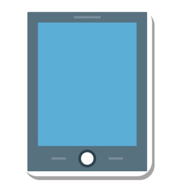 Mobil izole vektör simge düzenlenebilir