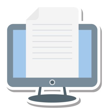 İzole vektör simge düzenlenebilir