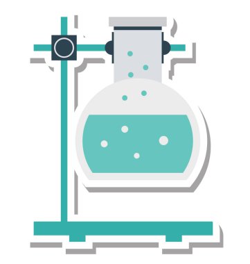 Konik Flask vektör simge düzenlenebilir izole