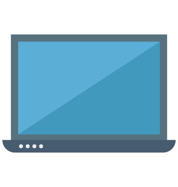 Dizüstü vektör simge düzenlenebilir izole