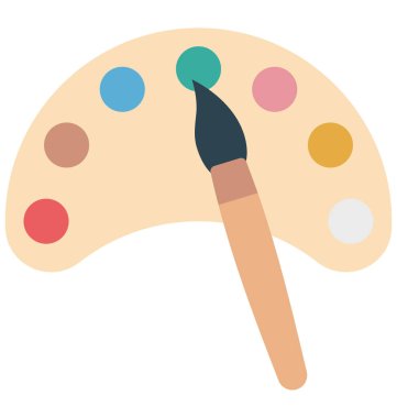 Resim izole vektör simge düzenlenebilir