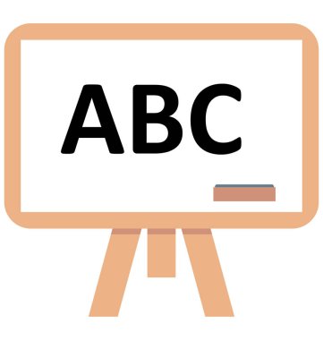 İngilizce izole vektör simge düzenlenebilir öğrenme