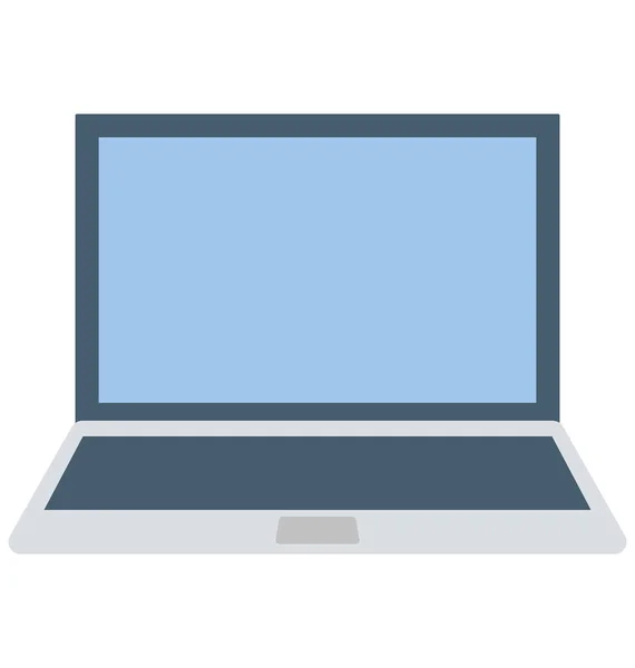 Laptop Isoliertes Vektorsymbol Editierbar — Stockvektor