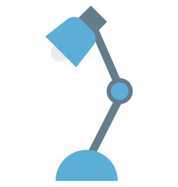 Resepsiyon lambası izole vektör simge düzenlenebilir