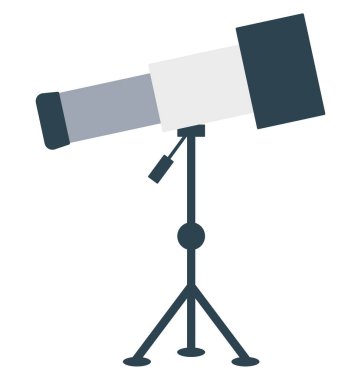 Teleskop vektör simge düzenlenebilir izole