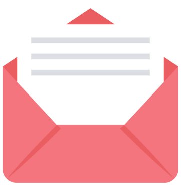 E-posta vektör simge düzenlenebilir izole