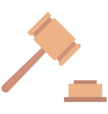 İzole vektör simge düzenlenebilir tokmak