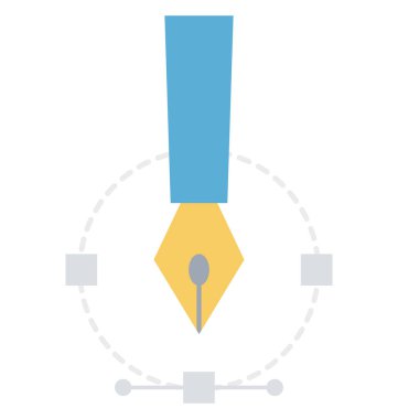 İzole vektör simge düzenlenebilir