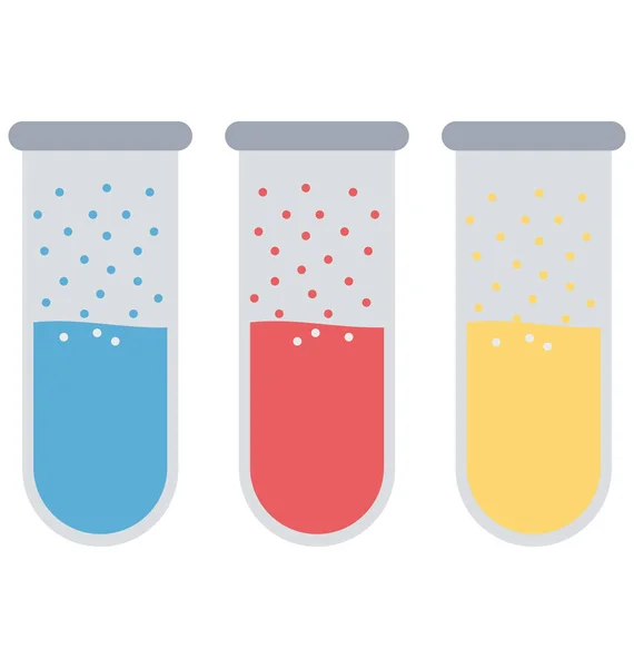 试管隔离矢量图标可编辑 — 图库矢量图片