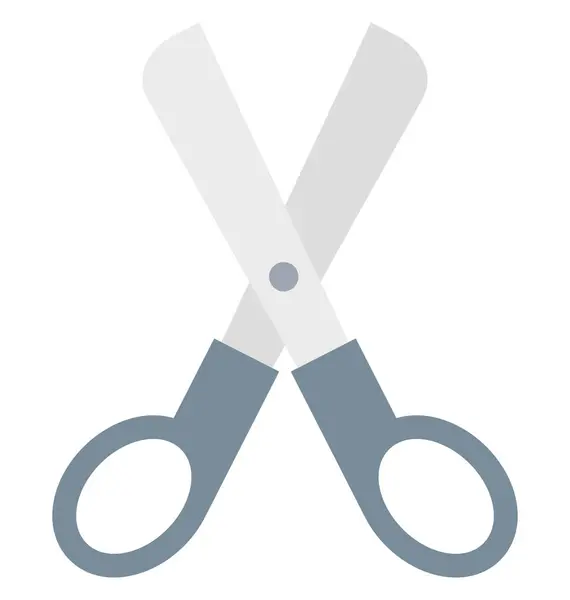 Scissor Aislado Vector Icono Editable — Vector de stock