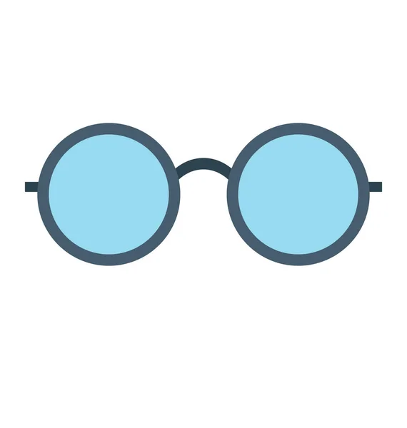 Glasses Isolated Vector Icon Editable — Stock Vector
