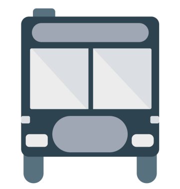 Otobüs vektör simge düzenlenebilir