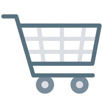 Online Alışveriş vektör simgesi düzenlenebilir