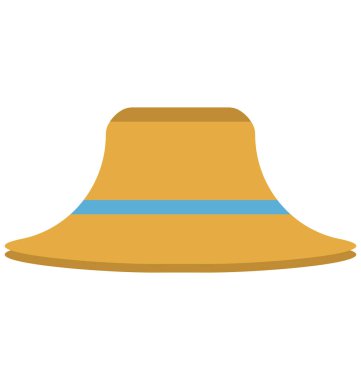 şapka vektör simgesi düzenlenebilir