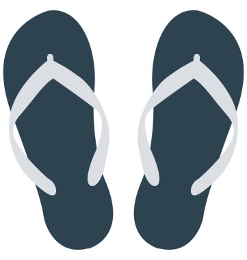 Flip floplar vektör simge düzenlenebilir