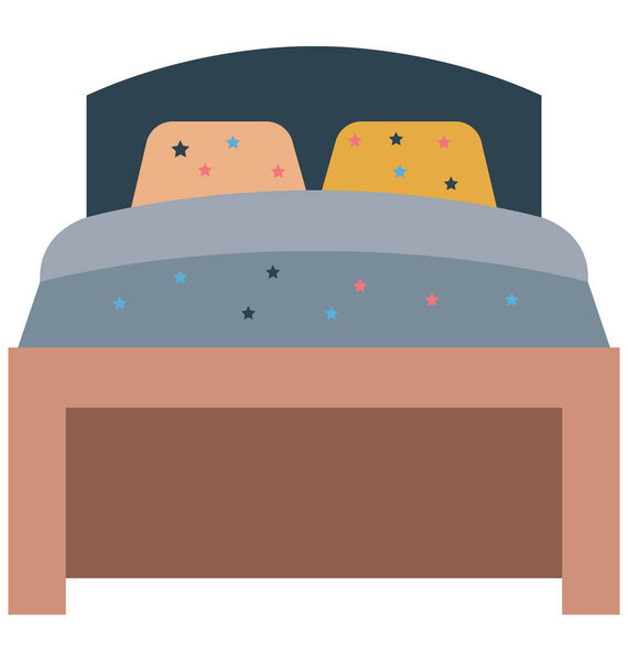 Bedroom Vector Icon Editable 