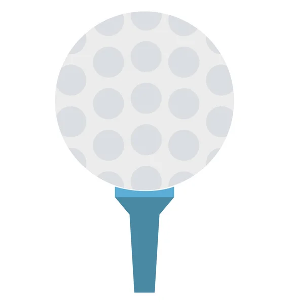 Icône Vectorielle Coup Golf Modifiable — Image vectorielle