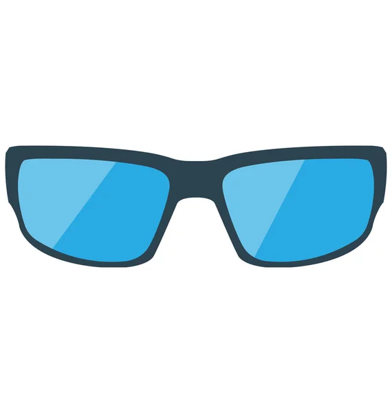 Lunettes Soleil Vector Icon Editable — Image vectorielle