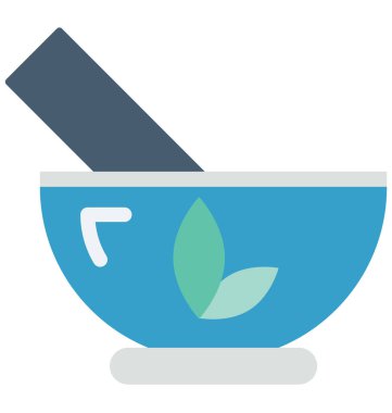 Harç havaneli vektör simgesi