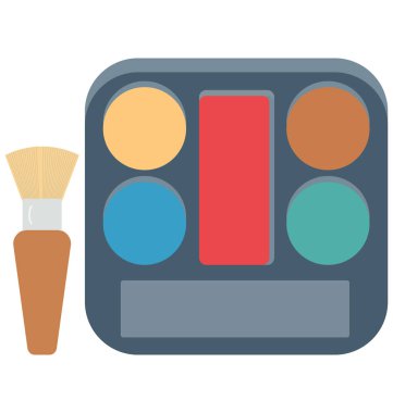 Göz gölgeler izole vektör simgesi