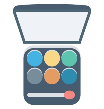 Göz gölgeler izole vektör simgesi