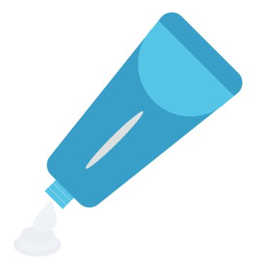 Saç kremi izole vektör simgesi