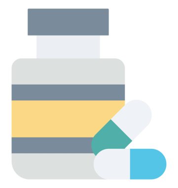 İlaç izole vektör simgesi