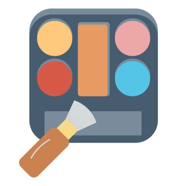 Göz gölgeler izole vektör simgesi