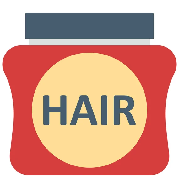 Hair Gel Isolated Vector Icon — Stock Vector