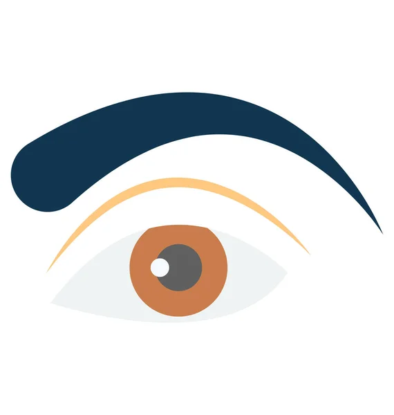 Eye Isolated Vector Icon — Stock Vector