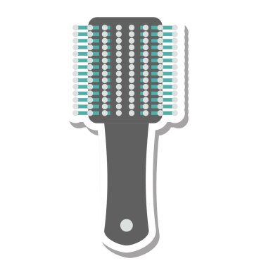 Radyal fırça izole vektör simge düzenlenebilir