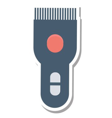 Sakal düzeltici izole vektör simgesi