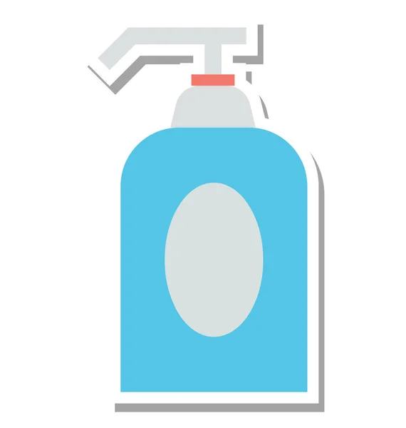 Zeep Dispenser Geïsoleerde Vector Icon — Stockvector