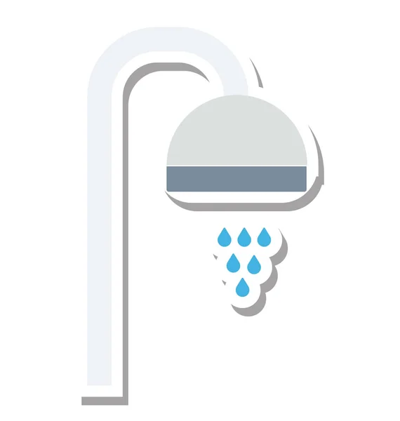 Shower Isolated Vector Icon — Stockvector