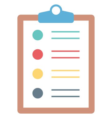 Pano renk izole vektör simgesi düzenlenebilir