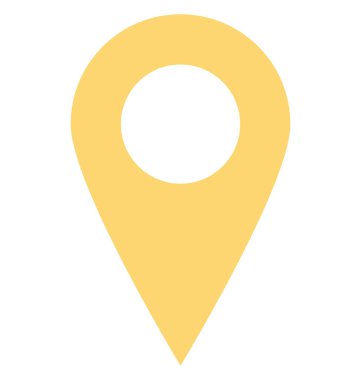 Harita Bulucu renk izole vektör simgesi düzenlenebilir