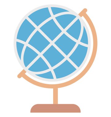 Renk izole vektör simgesi düzenlenebilir