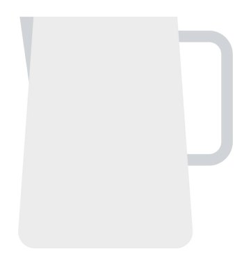 Sürahi izole vektör simge düzenlenebilir